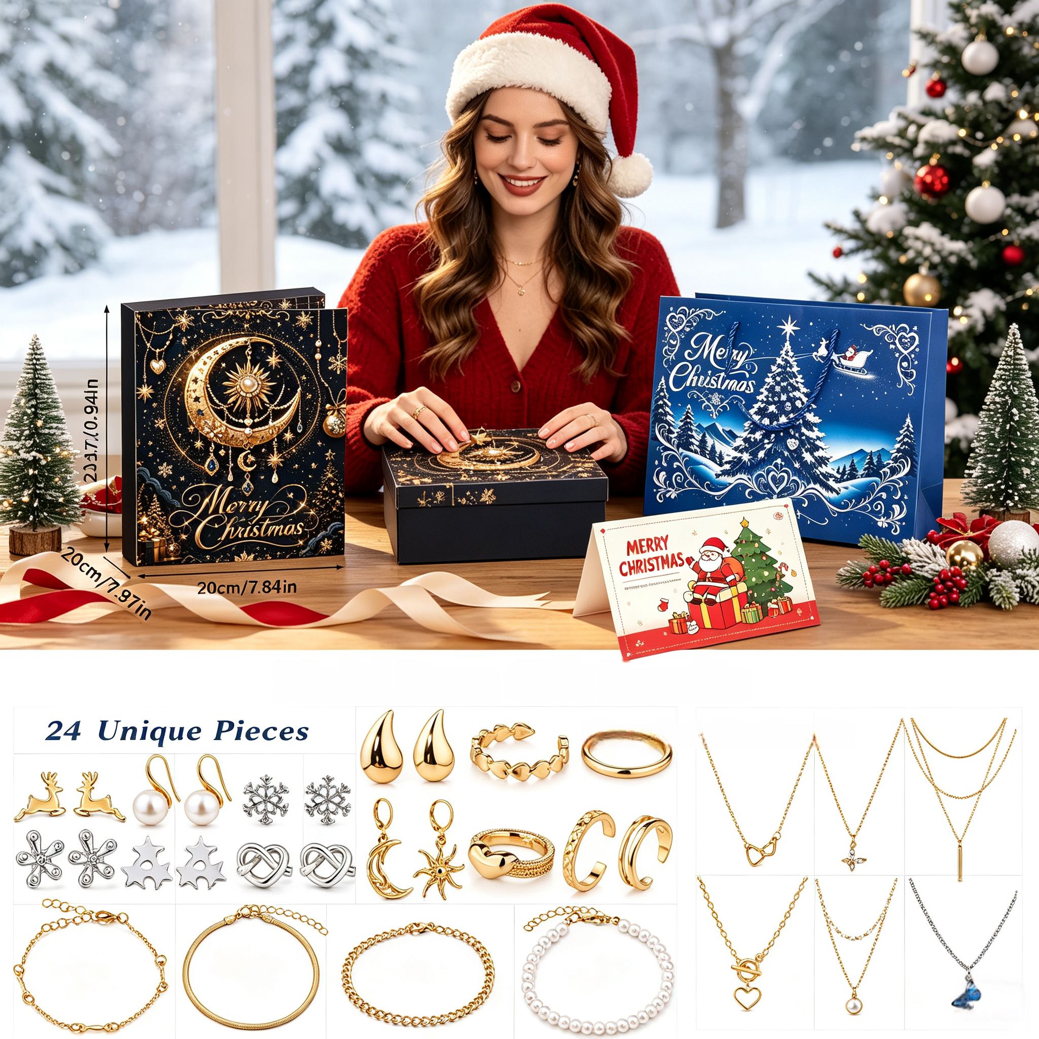 2026 Christmas Advent Countdown Calendar Gift Set